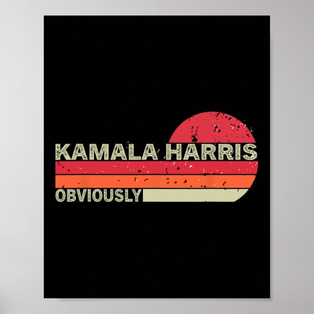 Poster Kamala Harris Évidemment. Harris Évidemment (Devant)