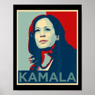 Poster Kamala Harris Je parle Citation Joe Biden 2020