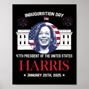 Poster Kamala Harris Jour de l'Inauguration 2025 Madame 4