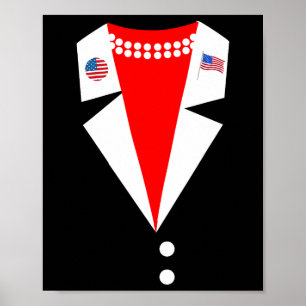 Poster Kamala Harris Pantsuit Costume Party Femme Préside