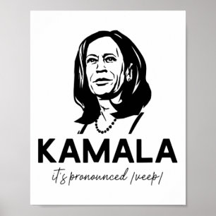 Poster Kamala, le vice-président Harris est proclamé vice