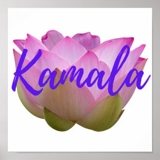 Poster Kamala "Lotus Flower"