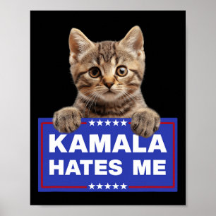 Poster Kamala me déteste Pro-Trump 2024 Conservateur Patr