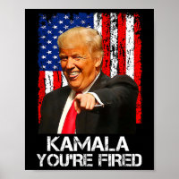 Kamala Vous êtes Viré Drôle Président Trump Rieur