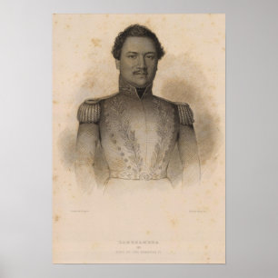 Poster Kamehameha, Hawaï