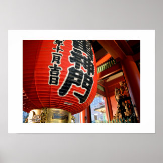 Poster Kaminarimon : Senso-ji, Tokyo