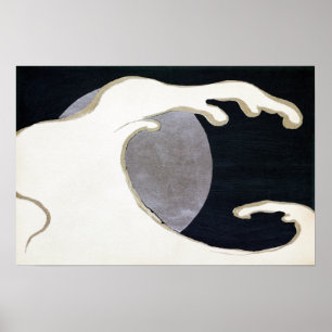 Poster Kamisaka Sekka Tatsunami (A Cresting Wave)
