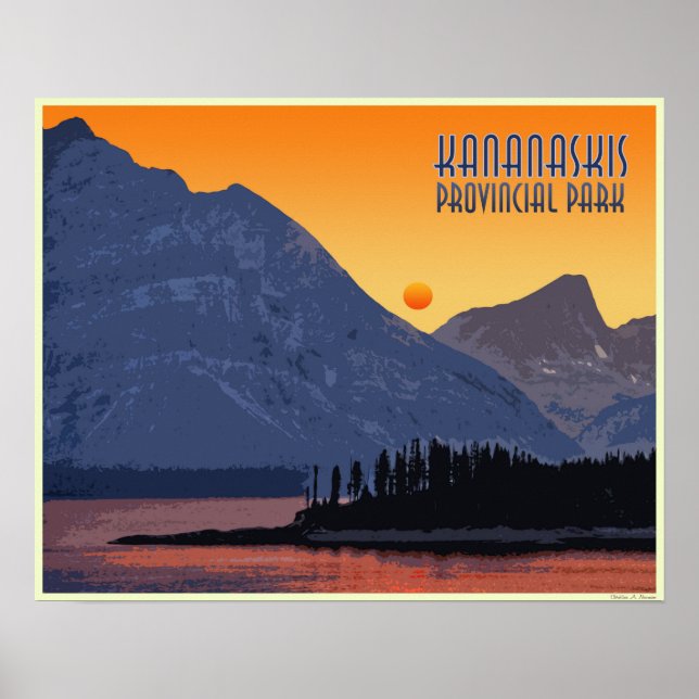 Poster Kananaskis, Alberta. Canada (Devant)
