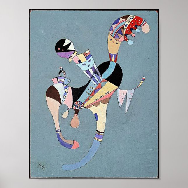 Poster Kandinsky - A Floating Figure, (Devant)