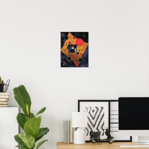 Poster Kandinsky - Accent en rose