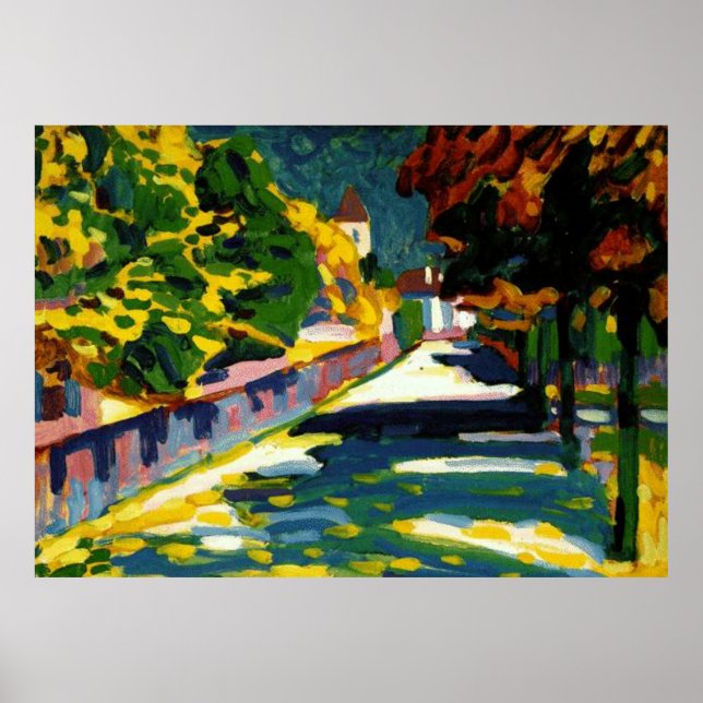 Poster Kandinsky - Automne en Bavière (Devant)