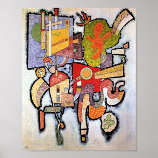 Poster Kandinsky - Complex, Simple, abstract art painting