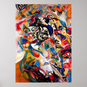 Poster Kandinsky Composition VII Peinture Abstraite