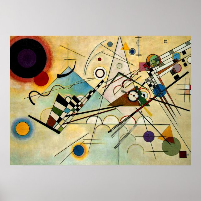 Poster Kandinsky - Composition VIII (Devant)