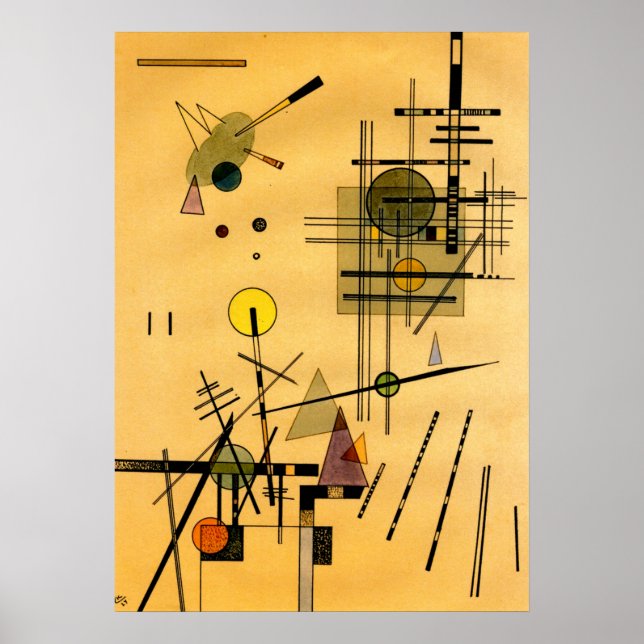 Poster Kandinsky - Cordes (Devant)