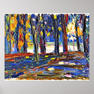 Poster Kandinsky - Dans le parc de St. Cloud - Automne Ii