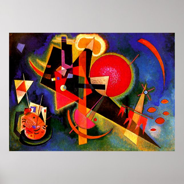Poster Kandinsky - En Bleu (Devant)