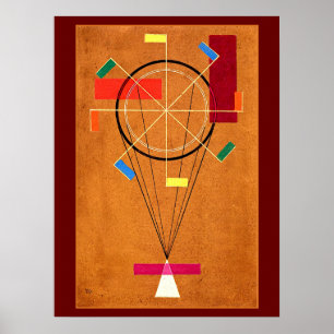 Poster Kandinsky - Jolly, peinture abstraite,