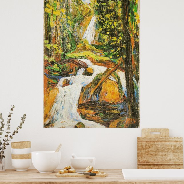 Poster Kandinsky - Kochel : Cascade I, (Cuisine)