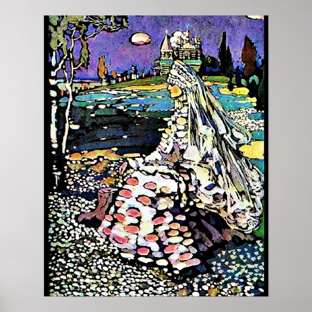 Poster Kandinsky - La beauté russe dans un paysage (Devant)