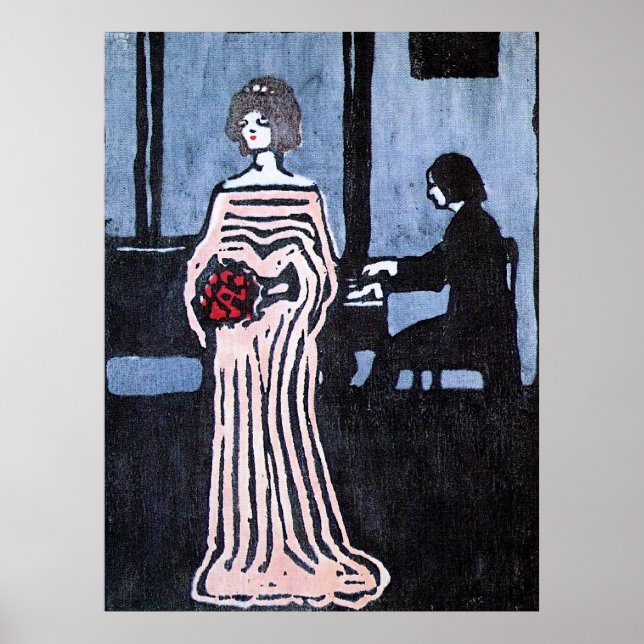 Poster Kandinsky - La Chanteuse (Devant)