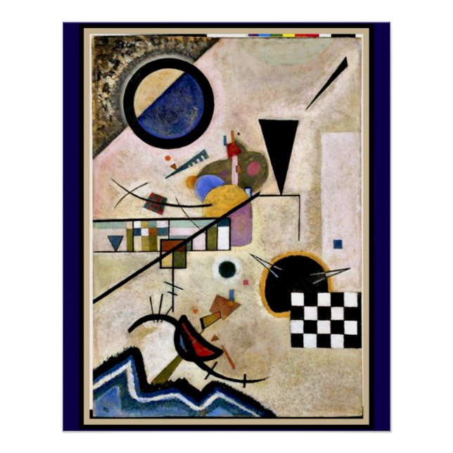 Poster Kandinsky - Les accords s'opposent (Devant)