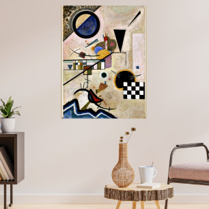 Poster Kandinsky - Les accords s'opposent