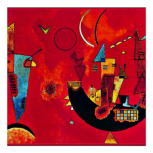 Poster Kandinsky - Mit und Gegen (Avec et Contre)