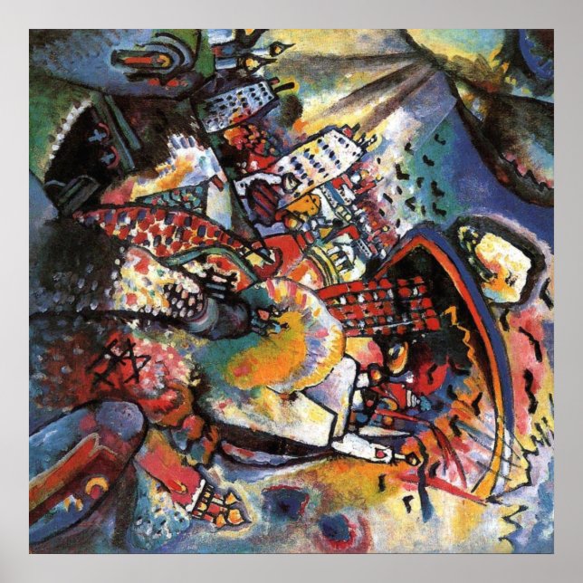 Poster Kandinsky Moscou I Abstrait Peinture (Devant)