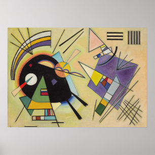 Poster KANDINSKY - Noir et violet