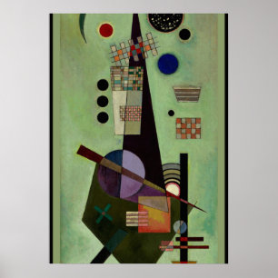 Poster Kandinsky - Peinture abstraite étendue et populai
