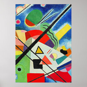 Poster Kandinsky - Peinture Bleue,