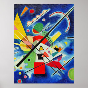 Poster Kandinsky - Peinture Bleue,