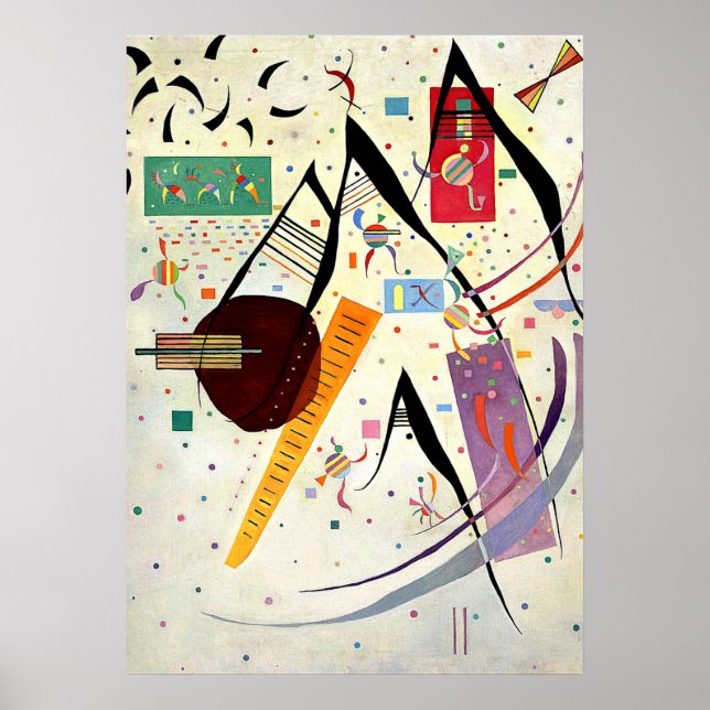 Poster Kandinsky - Points noirs (Devant)