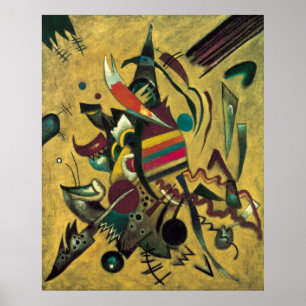 Poster Kandinsky Points Peinture en toile Abstraite