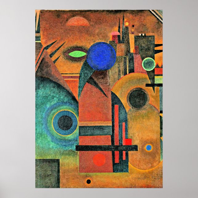 Poster Kandinsky - Silence Brown (Devant)