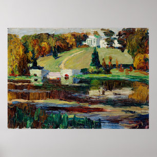 Poster Kandinsky - Skizze fourrure Achtyrka-Herbst