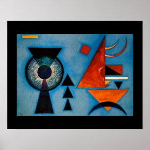 Poster Kandinsky Soft Hard Abstrait