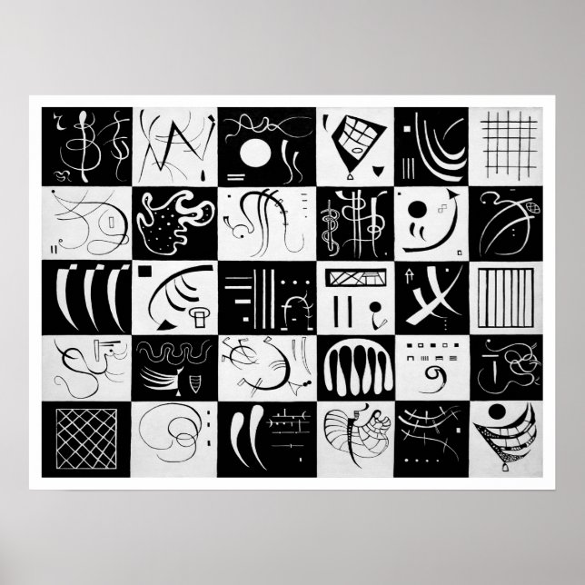 Poster Kandinsky - Trente, 1936 (Devant)
