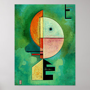 Poster Kandinsky - Upward, popular abstract painting