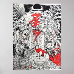 Poster Kaneda Shotaro Akira manga anime manga