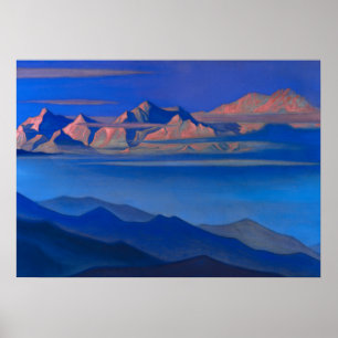 Poster Kangchenjunga, 1944 par Nicholas Roerich