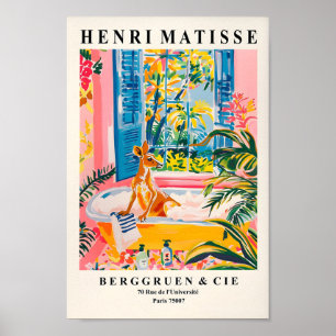 Poster Kangourou Dans Bain Art Print, Dopamine Art, Drôle