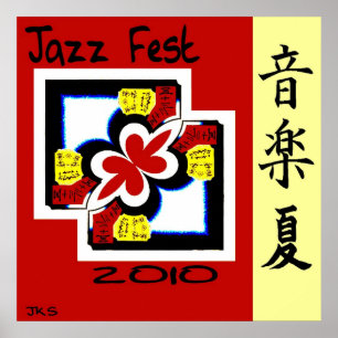 Poster Kanji de Fest de jazz