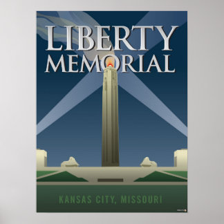 Poster Kansas City Points de repère : Mémorial de la Libe