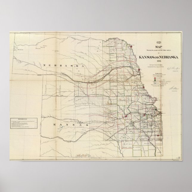 Poster Kansas, Nebraska (Devant)