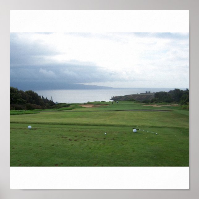Poster Kapalua Plantation Golf Course (Devant)