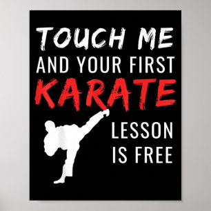 Poster Karate drôle