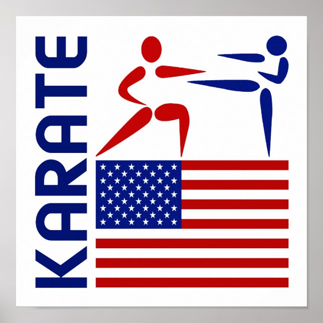 Poster Karate États-Unis (Devant)