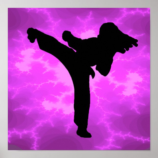 Poster Karate Girl (Devant)